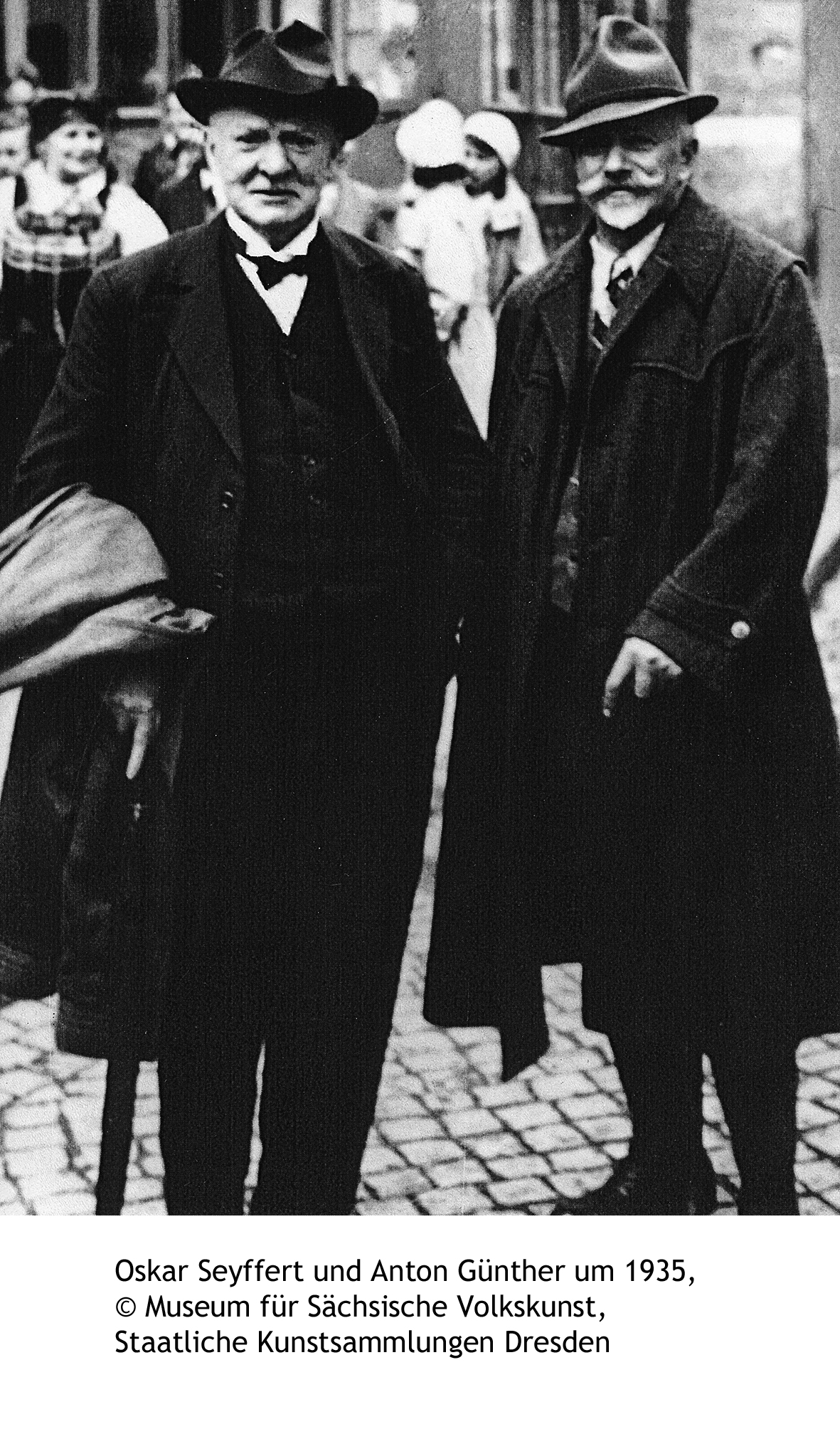 Oskar Seyffert und Anton Günther um 1935