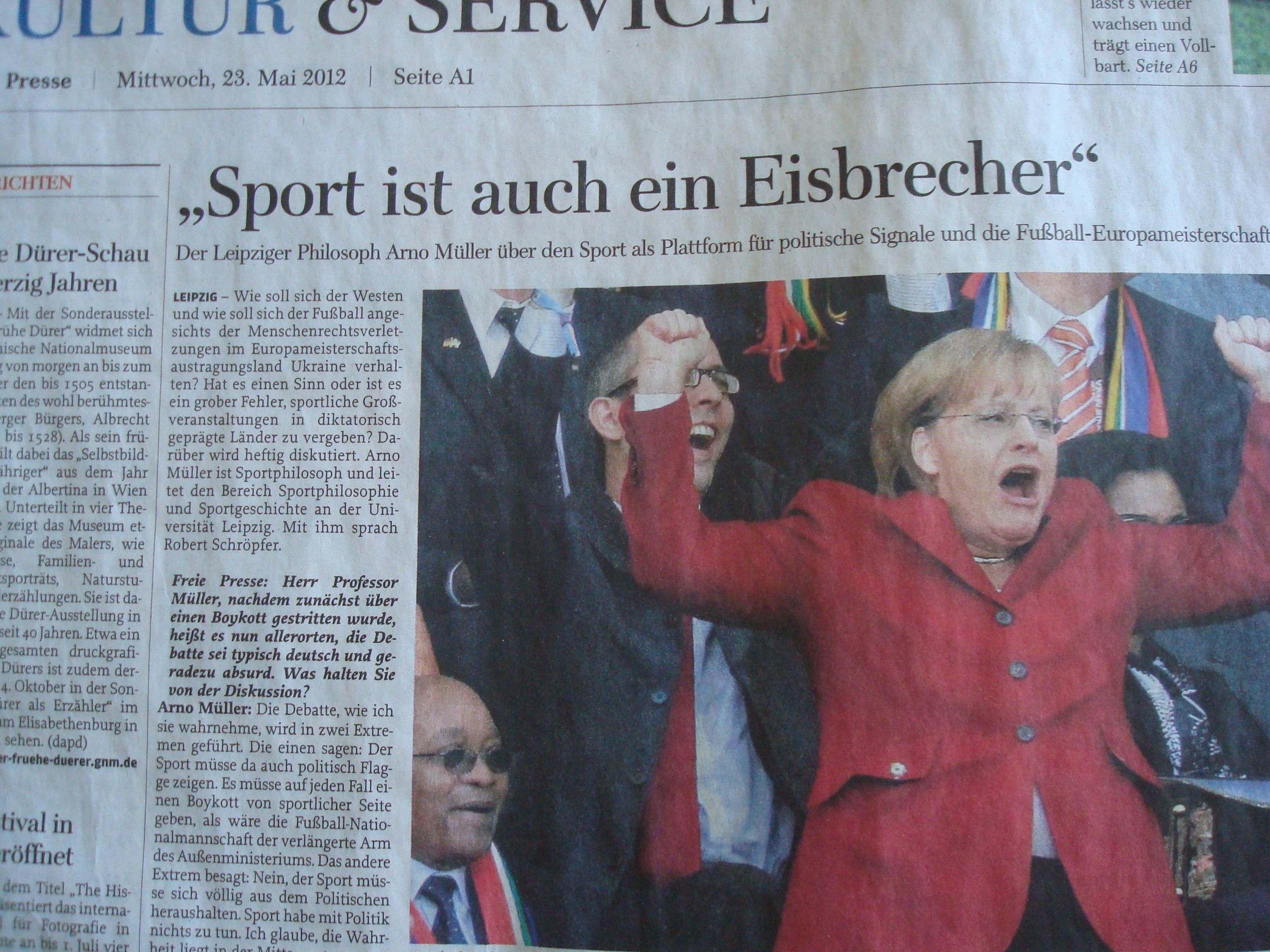 Zeitungsausriss